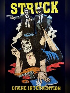 Struck 'Divine Intervention' Dark Blue Short Sleeve Graphic Tee